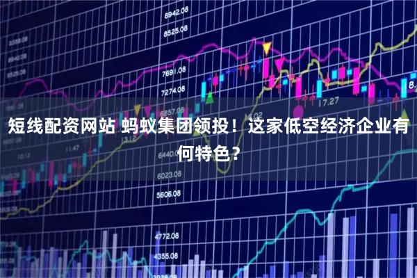 短线配资网站 蚂蚁集团领投！这家低空经济企业有何特色？